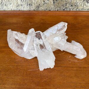 3 Colombian Lemurian Quartz Crystals – Natural Cluster & Points